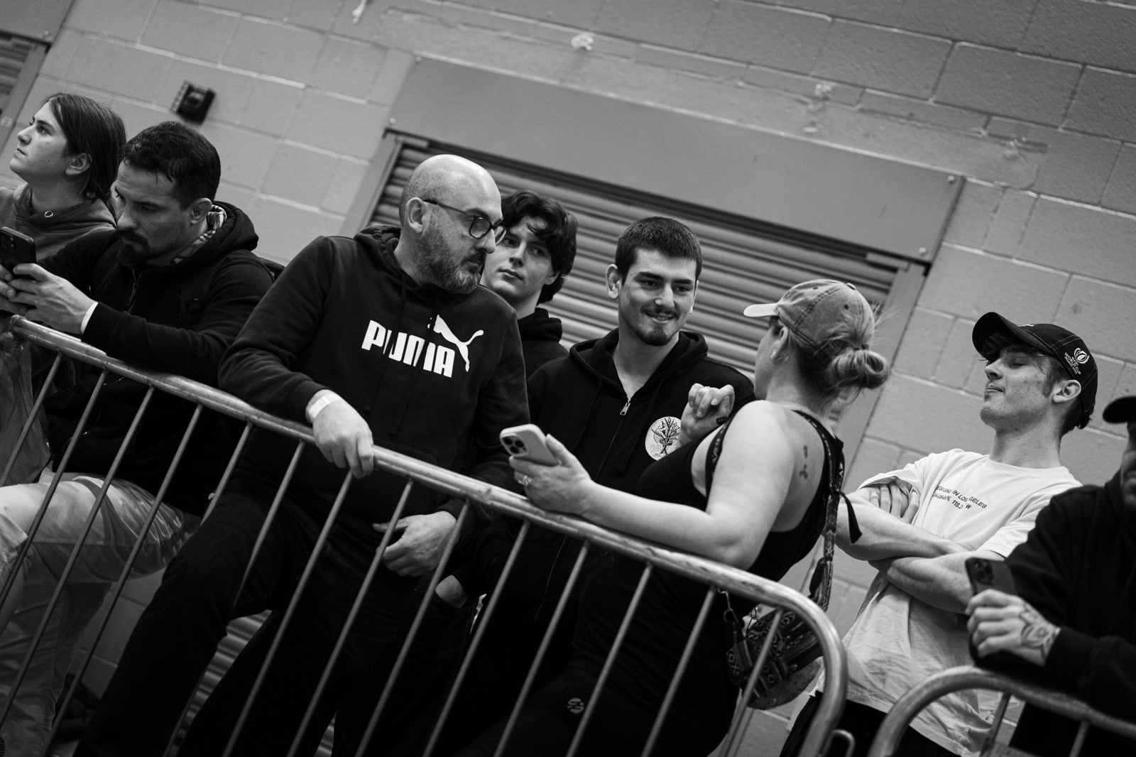Grow Jiu Jitsu members supporting each other at a competition